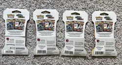 EMPTY Cosmic Eclipse Booster Pack Sleeves Pokemon 1 Art Set (4 sleeves) - Image 2