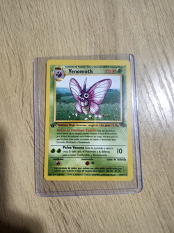 1999 Spanish Venomoth 1st Edition 13/64 NON-Holo Jungle Pokemon CGC 9 Mint - Image 1