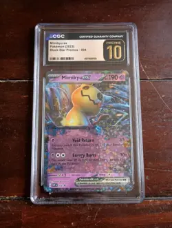 Pokemon Mimikyu ex Black Star Promo 004 CGC Graded Pristine 10 - Image 1