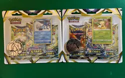 Pokemon TCG Leafeon and Glaceon 3-Pack Blister Brilliant Stars Lot of 2 - Image 1