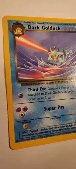 Pokemon TCG Dark Golduck 37/82 Team Rocket Vintage Eng 🇬🇧 Near Mint - Image 2