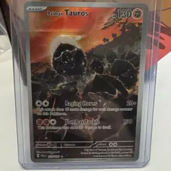 Paldean Tauros 218/193 Paldea Evolved Full Art Ultra Rare Holo Pokemon Card NM - Image 1