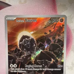 Paldean Tauros 218/193 Paldea Evolved Full Art Ultra Rare Holo Pokemon Card NM - Image 2