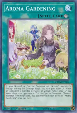 1x (P) Aroma Gardening - CHIM-EN059 - Common - 1st Edition YuGiOh - Image 1