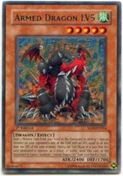 1x (LP) Armed Dragon LV5 - SOD-EN014 - Rare - 1st Edition YuGiOh - Image 1