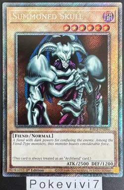 Carte YU-GI-OH! SUMMONED SKULL RA03-EN086 PSR NEUF - Image 1