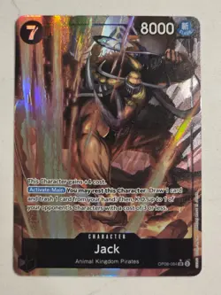 Jack (Alt Art Parallel) - One Piece Card Game OP08-084 - Two Legends - Image 1