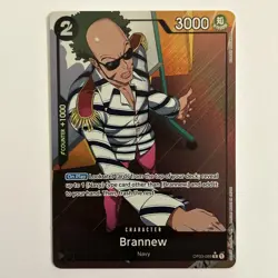 Brannew OP03-089 - Rare - PRB-01 ALT ART FULL ART - One Piece TCG NM English! - Image 1