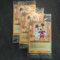 Disney Lorcana Mickey Mouse True Friend Glimmer Foil Puzzle Promo 36/P2 Sealed - Image 1