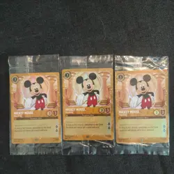 Disney Lorcana Mickey Mouse True Friend Glimmer Foil Puzzle Promo 36/P2 Sealed - Image 2