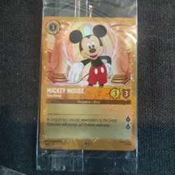 Disney Lorcana Mickey Mouse True Friend Glimmer Foil Puzzle Promo 36/P2 Sealed - Image 3