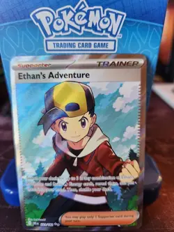 Pokemon Card Ethan's Adventure 221/182 Scarlet Violet Destined Rivals Single - Image 1