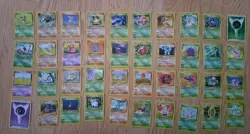 Pokemon 40 Random Cards Bulk Lot - Common Vintage, Moderately Played - Image 3