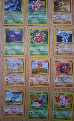 Pokemon 40 Random Cards Bulk Lot - Common Vintage, Moderately Played - Image 5