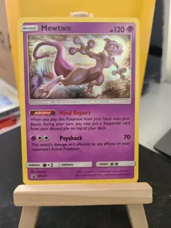 Mewtwo - SM214 - Black Star Holo Rare Promo - Pokemon Card - Image 1