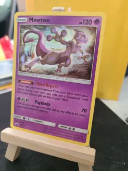 Mewtwo - SM214 - Black Star Holo Rare Promo - Pokemon Card - Image 3