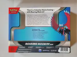 Pokemon TCG Roaring Moon ex Box Factory Sealed Promo Jumbo Card Boosters - Image 2