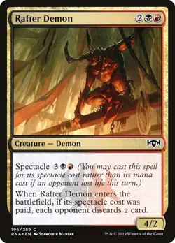 MTG Rafter Demon - Ravnica Allegiance (RNA) NM #196 - Image 1