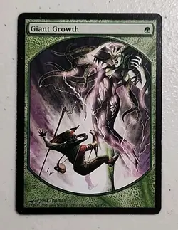 Giant Growth - Player Rewards Textless Promo - Magic: The Gathering - MTG - Image 1
