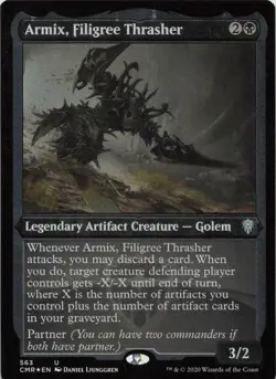 Armix, Filigree Thrasher (Foil Etched) - FOIL - U Commander Legends 563 - MTG - Image 1