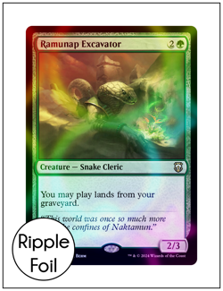 1x Ramunap Excavator, Ripple Foil, Modern Horizons 3, MTG NM - Image 1