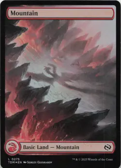 Mountain (0275) - FOIL - L Tarkir: Dragonstorm 275 - MTG - Image 1