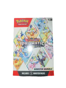 Pokemon TCG: S&V Prismatic Evolutions Factory Sealed Booster Bundle Box In Hand - Image 1