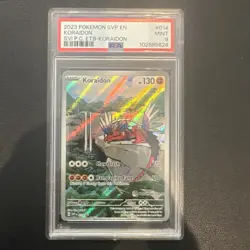 Koraidon 14 Pokemon Center Etb Black Star Promo Full Art Holo PSA 9 Mint - Image 1