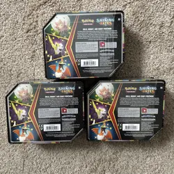 LOT 3 Pokemon TCG Shining Fates Tin Two Boltund V One Eldegoss V Factory Sealed - Image 5