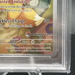 2025 POKEMON PRISMATIC EVOLUTIONS POKEMON CENTER ETB PROMO #173 EEVEE PSA 9 - Image 3