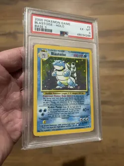 2000 POKEMON BASE SET 2 #2 BLASTOISE-HOLO PSA 6 - Image 2