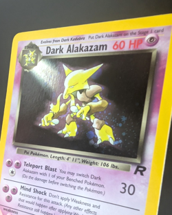 Pokemon TCG: Dark Alakazam 1/82 Team Rocket WoTC Holo Rare NM - Image 3