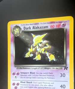 Pokemon TCG: Dark Alakazam 1/82 Team Rocket WoTC Holo Rare NM - Image 5