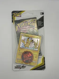 Pokemon TCG - Pikachu SM162 Team Up Holo Blister Sealed Promo 820650801976 - Image 1