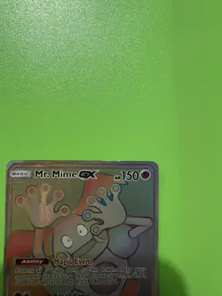 Pokemon SM - Celestial Storm Mr. Mime GX (SR) (SR) #173 (Holo) NM - Image 3