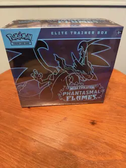 Pokemon TCG Mega Evolution Phantasmal Flames Elite Trainer Box ETB - Image 3