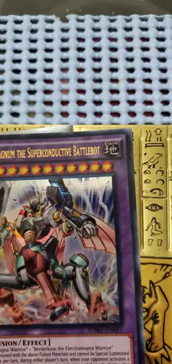 Yugioh! Imperial Magnum the Superconductive Battlebot SDMY-EN041 1st Ultra Rare - Image 3