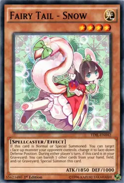 1x (NM) Fairy Tail - Snow - TDIL-EN042 - Common - 1st Edition YuGiOh - Image 1