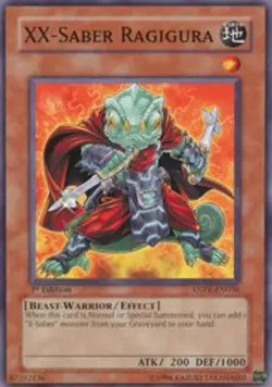 1x (NM) XX-Saber Ragigura - ANPR-EN036 - Common - Unlimited Edition YuGiOh - Image 1