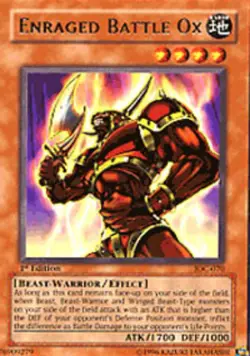 1x (P) Enraged Battle Ox - IOC-070 - Rare - Unlimited Edition YuGiOh - Image 1