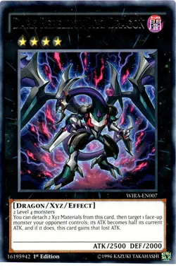 1x (LP) Dark Rebellion Xyz Dragon - WIRA-EN007 - Rare- 1st Edition YuGiOh - Image 1