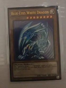 Blue-Eyes White Dragon (Version 2) LCKC-EN001 Legendary Collection Kaiba... - Image 1