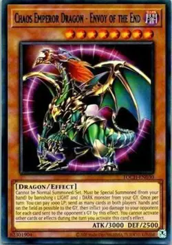 1x (NM) Chaos Emperor Dragon - Envoy of the End - TOCH-EN030 - Rare - Unlimited - Image 1