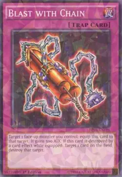 1x (NM) Blast with Chain - BP03-EN194 - Shatterfoil - 1st Edition YuGiOh - Image 1