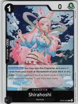 One Piece TCG Shirahoshi R Awakening of the New Era OP05-082 - Image 1