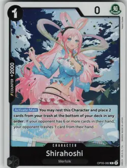 One Piece TCG Shirahoshi R Awakening of the New Era OP05-082 - Image 1