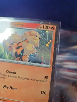SWIRL Pokemon TCG Arcanine Black Star Promos SVP011 Holo Promo Cosmos Holo - Image 2