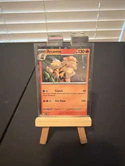 Pokemon TCG Arcanine Black Star Promo SVP011 Cosmos Holo LP - Image 1