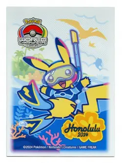 2024 Honolulu Bundle Individual Card Sleeves Pokemon World Championships - Image 5