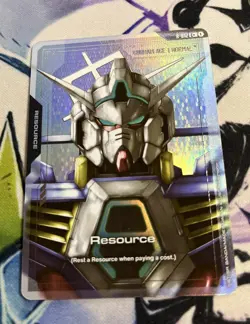 Gundam TCG Card Game Dual Impact Foil Resource GD02 C+ R-012 Gundam AGE-1 Normal - Image 1